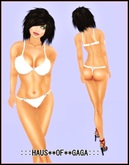 :::HAUS**OF**GAGA::: White Bikini