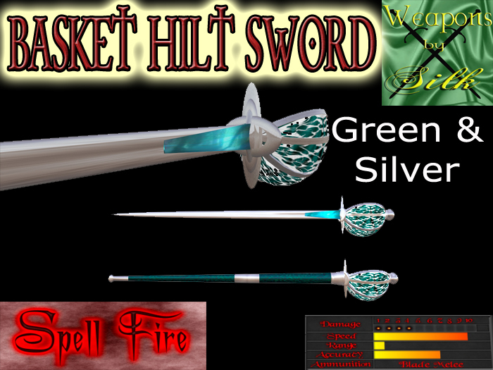 Green Basket Hilt Sword (SS)