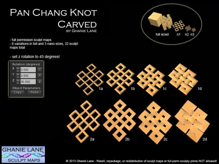 [GL] Pan Chang Knot Carved