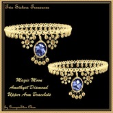 TST Magic Moon Amethyst Upper Arm Bracelets