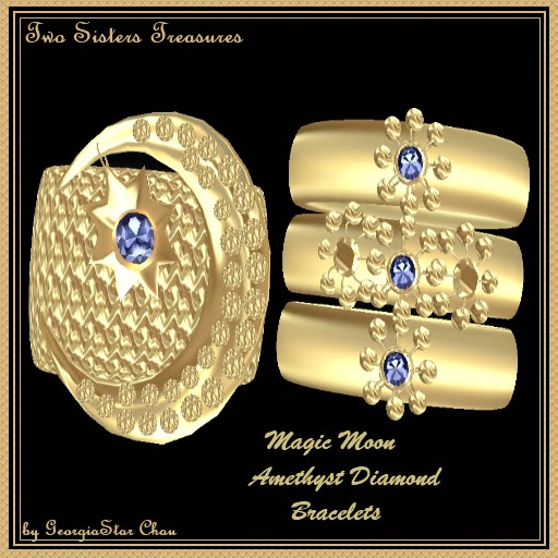 TST Magic Moon Amethyst Bracelets