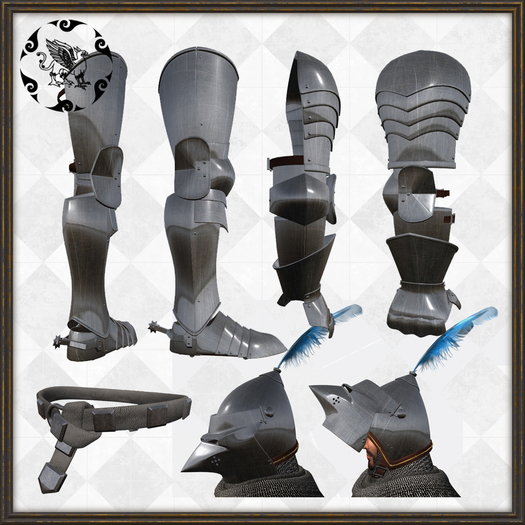 (GL) Silver Cavalry Armor (late 14th century)