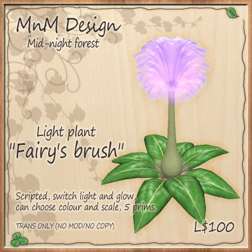 [MnM] Light plant "Fairy's brush"