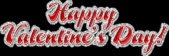 ANIMATED SPARKLING RED AND WHITE HAPPY VALENTINES DAY BANNER