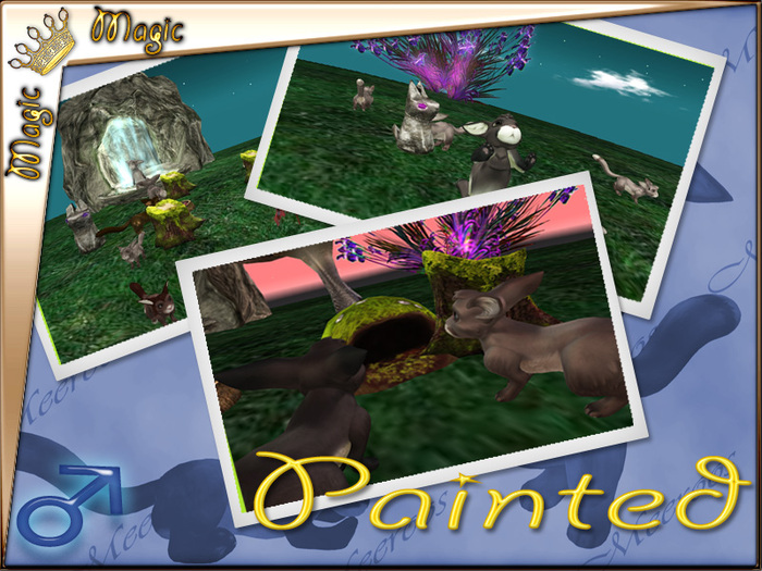 Painted Feline/LM/LDE/LFT/Clear! M/Friendly/Cobalt/5900483
