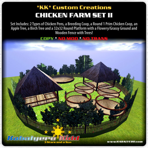 *KK* Chicken Farm Set II (Boxed) (for sionChicken)