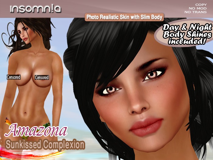 insomn!a - Amazona [Skin][Sunkissed][Slim][Photo Realistic]R6