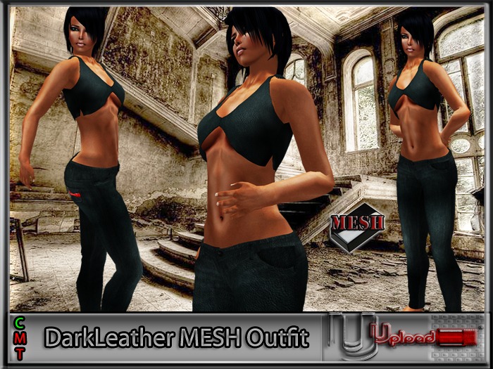 Upload[_]:: - DarkLeather MESH Outfit