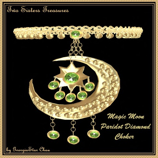 TST Magic Moon Peridot Choker