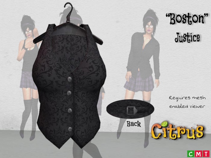 *Citrus* Boston Vest - Night