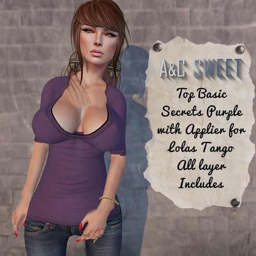 {A&C} Sweet-Top Basic Secrets-(Purple)