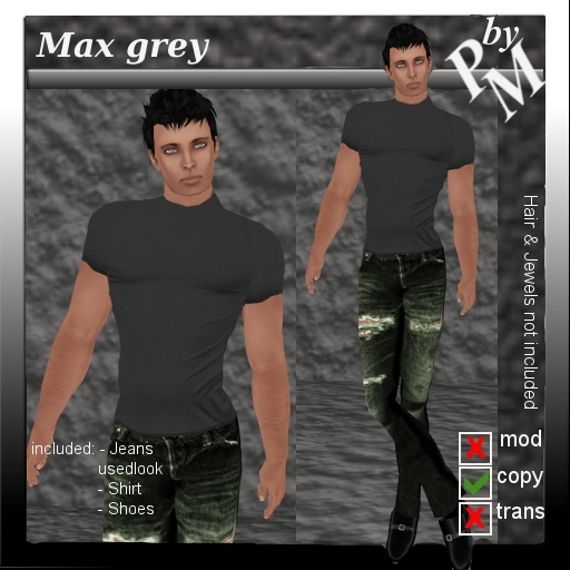 *PM* Mens Max grey
