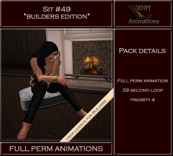 [RNP] Sit #49_PillowSit_Full Perm Animation 