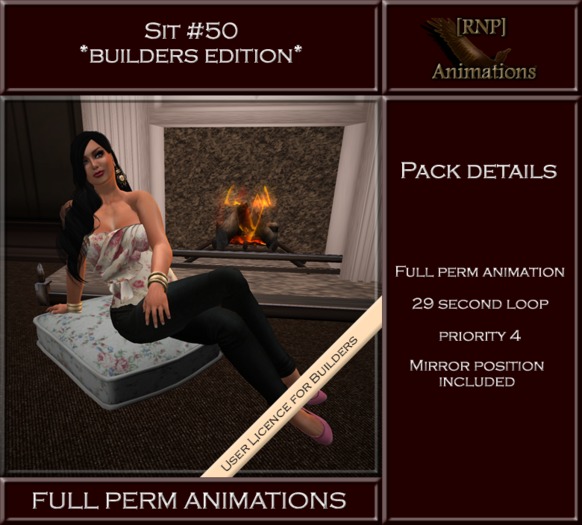 [RNP] Sit #50_PillowSit_Full Perm Animation 