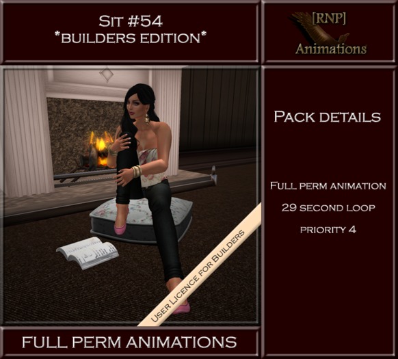 [RNP] Sit #54_PillowSit_Full Perm Animation 