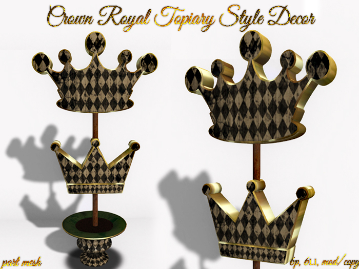 Crown Royal Topiary Style Decor (mod/copy)