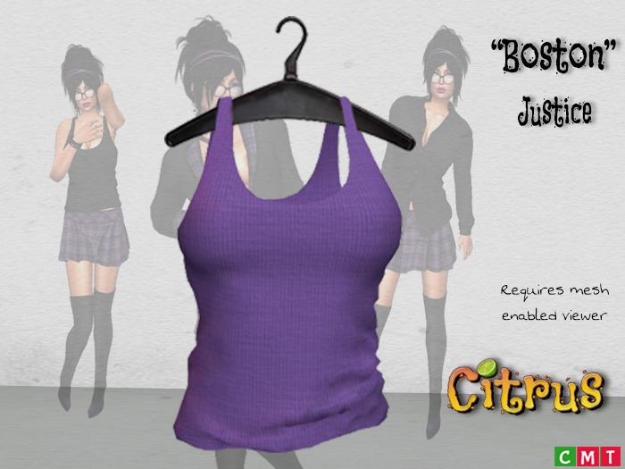 DEMO *Citrus* Boston Tank Top - Plum