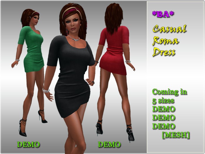 *BA* Casual Roma Dress (DEMO)