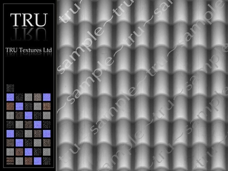 Second Life Marketplace - 13049: 40 x Clay Roof Material Maps Diffuse ...