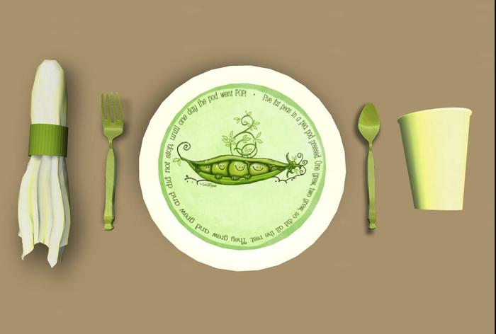 Pea Pod Childrens Dinnerware