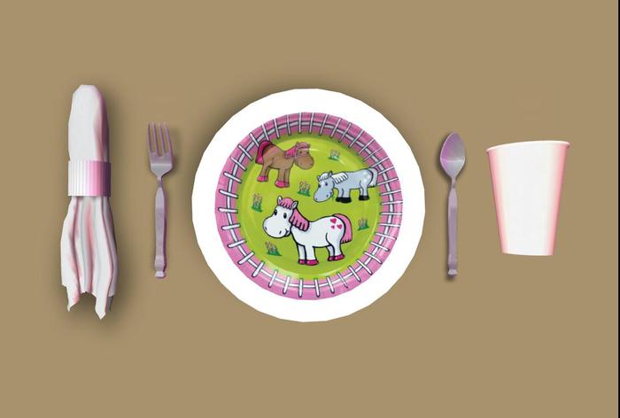 Pretty Pony Childrens Dinnerware