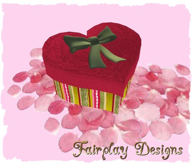 Whimsical  Heart Shaped Gift Box!