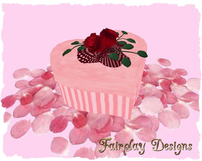 ~FDA~ Romance Heart Shaped Gift Box~