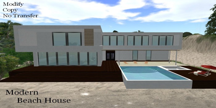 Modern Beach House w/ Fireplace Rez Box Mod/ copy