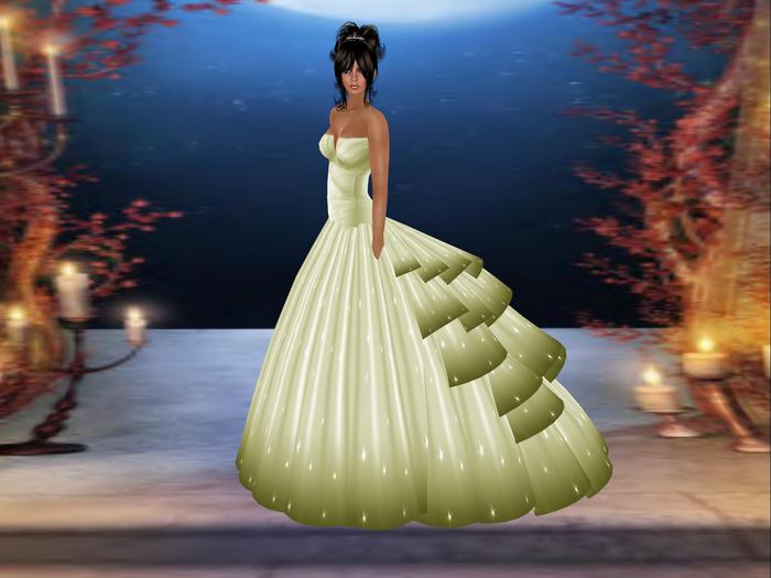 Zennya's Closet Star Golden Gown