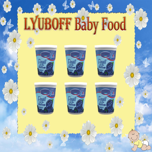 6 LYUBOFF Baby Yogurts (6 uses)