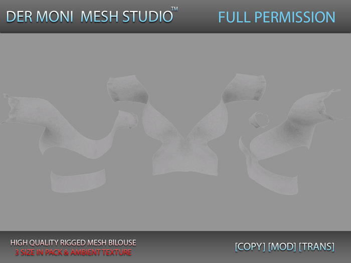 DER MONI FULL PERMISSION RIGGED BLOUSE 1