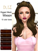 =DeLa*= Mesh Hair "Wixson" Reds