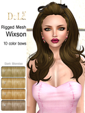 =DeLa*= Mesh Hair "Wixson" Dark Blondes