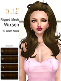 =DeLa*= Mesh Hair "Wixson" Browns