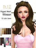 =DeLa*= Mesh Hair "Wixson" Fatpack all colors