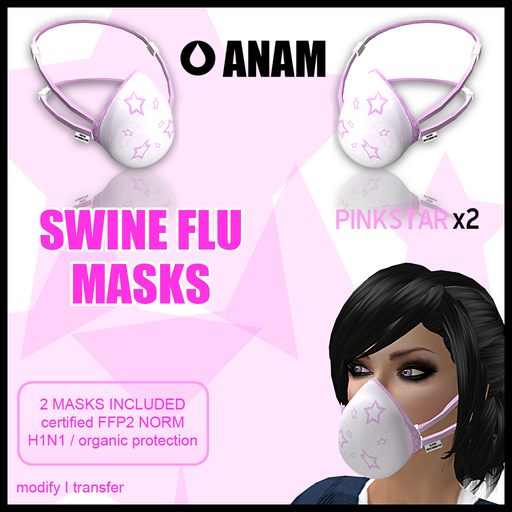 ANAM - FFP2 MASKS X2 PINKSTAR