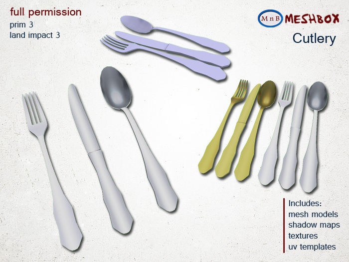 *M n B* Cutlery (meshbox)