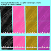 Matching dark silk set