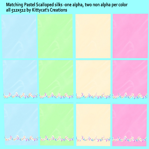 Matching pastel silk set 