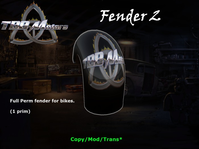 TBB Fender 2 - Custom Motorcycle Parts