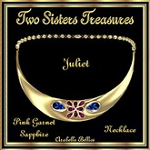 TST - JULIET PINK GARNET SAPPHIRE NECKLACE YG