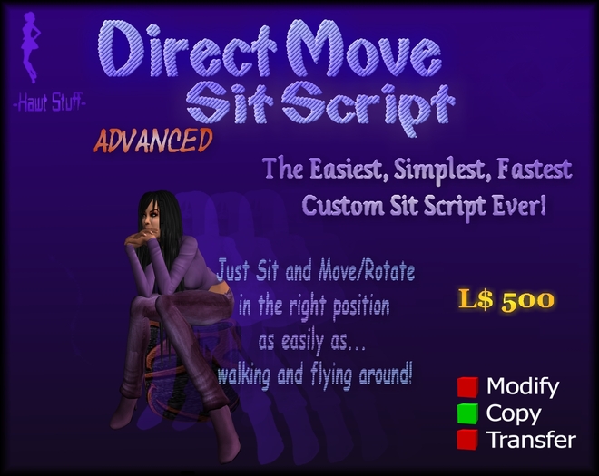 Direct Move Sit Script [advanced] -Hawt Stuff-