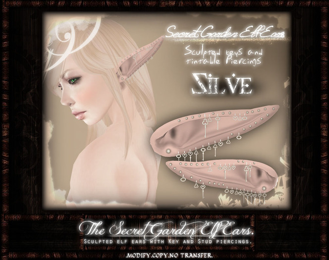 :[P]:-Secret Garden Ears- Silve