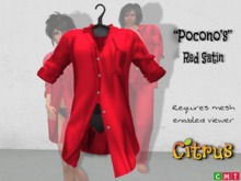 *Citrus* Poconos III Red Satin Lingerie