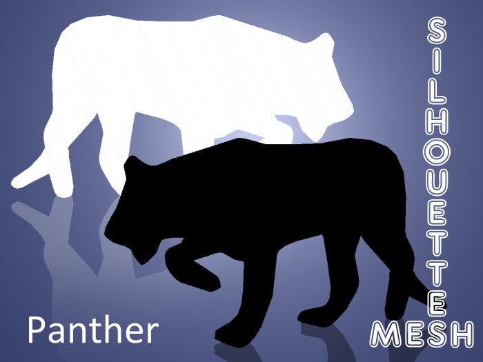 Mesh Silhouettes - Panther