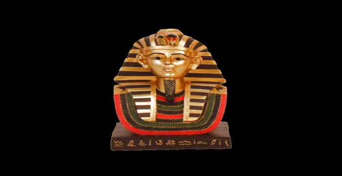 Egyptan tutencarmon full perms statue texture