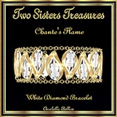 TST - CHANTE'S FLAME WHITE DIAMOND BRACELET YG