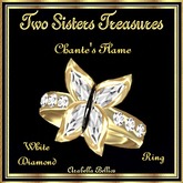 TST - CHANTE'S FLAME WHITE DIAMOND RING YG