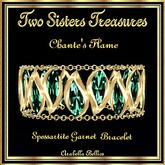 TST - CHANTE'S FLAME SPESSARTITE GARNET BRACELET YG