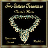 TST - CHANTE'S FLAME SPESSARTITE GARNET NECKLACE YG
